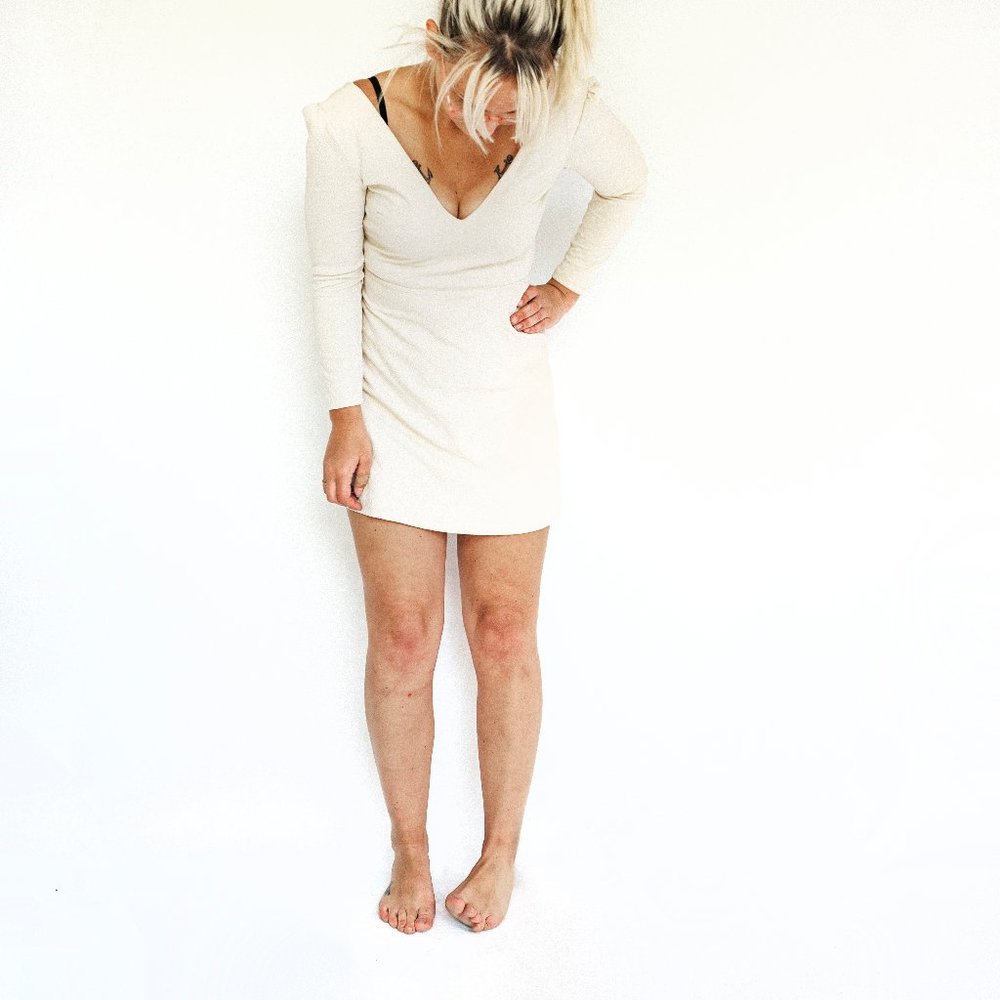 Cream | Mini Dress | Mini Cocktail Dress